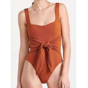 Neu mit Etikett L * Space Balboa einteiliger Badeanzug in Bernstein Größe 8/Medium - Bild 1 von 10