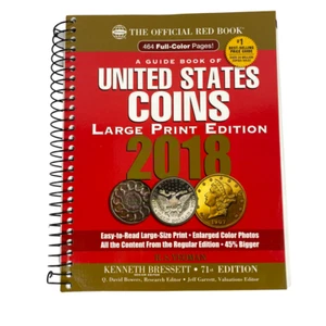 The Official Red Book 2018 Guide Book of United States Coins Book 71st Edition - Picture 1 of 5