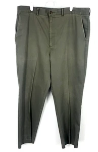 David Taylor Mens Classic Taupe Dress Pants 38x29 Career - Picture 1 of 12