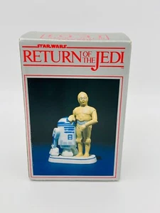 Star Wars Return Of The Jedi C-3PO & R2-D2 Bisque Porcelain Figurine Sigma 1983 - Picture 1 of 12