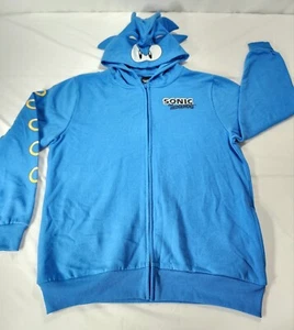 Sudadera con Capucha Sonic the Hedgehog Niños Talla Juvenil XL Nueva Capucha con Picos - Imagen 1 de 11