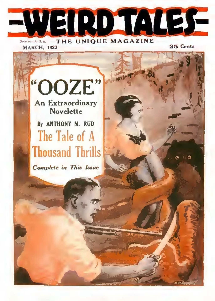 Weird Tales 1923 March FACSIMILE REPRINT - Image 1 of 1