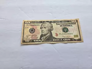 CIR $10 2017-A Bank note with 4 of a kind and pairs, (L12) - San Francisco - Picture 1 of 2