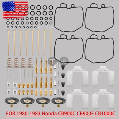 KIT RECONSTRUCCIÓN REPARACIÓN CARBURADOR CARBURADOR PARA HONDA CB900C CB900F CB1000C 1980-1983 Nuevo Foto 1 de 4
