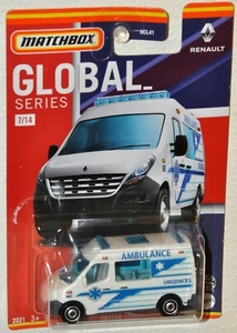 Matchbox 2021 Global Series #7 Renault Master Ambulance France MOC HCL51 - Picture 1 of 2