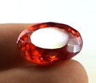 43 carats fantastique grande taille ovale certifiée EGL zircon rouge pierre précieuse vente