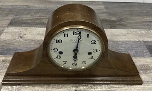 Vintage Bulova Westminster Holz Manteluhr Glockenspiel zum Aufziehen Germany ohne Schlüssel - Bild 1 von 4