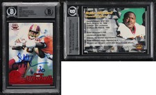 1996 Pacific Crown Collection Red Brian Mitchell #448 BAS Certified BGS Encased