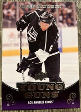 2010-11 UPPER DECK #225 JAKE MUZZIN YOUNG GUNS RC LOS ANGELES KINGS