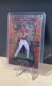 2023 Panini Select Draft Picks - Concourse Red Lazer Prizm #1 Bryce Young (RC) - Picture 1 of 4
