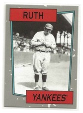 2021 Topps Throwback Thursday Babe Ruth 1985 Duran Duran Design LP Card
