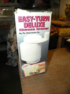 EASY-TURN CHEESE GRATER BY THE BAKERTOWNE CO. W/ CHEESE DISPENSER NEW IN BOX - Picture 1 of 4