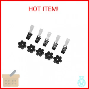 10 PCS Garden Flag Rubber Stoppers and Adjustable Anti-Wind Garden Flag Clips by - Picture 1 of 1