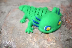 keychain  Axolotl  3D Printed - Picture 1 of 5