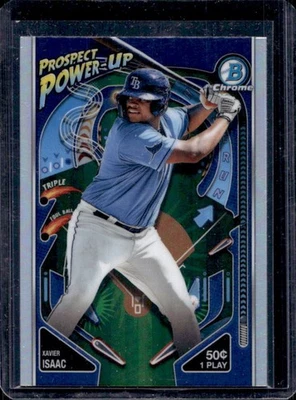 2024 Bowman Xavier Isaac Prospect Power Up #PP-15 Rays - Image 1 of 2