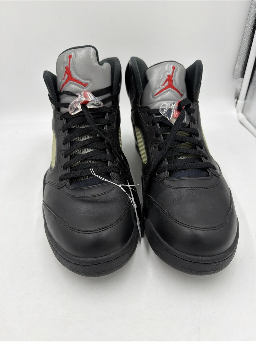 シューズ(男性用) Air Jordan 5 Retro Premium Black 27.5 Jordan ナイキ エアジョーダン 5 NIKE AIR JORDAN RETRO black