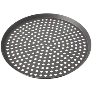 Lloyd Pans 10" Round Perforated Pizza Cutter Pan Non Stick Heavy Duty Aluminum - Picture 1 of 6