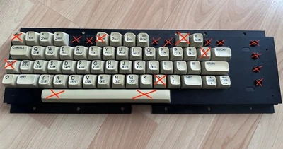 Commodore 64/1 X Button for Keyboard/Keycaps - Keyboard, Button, Quill, Stamp - Image 1 of 2