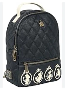 Loungefly Disney Prinzessinnen Silhouette Mini Rucksack Belle Schneewittchen Cinderella - Bild 1 von 11