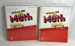 MCGRAW HILL / MY MATH / TEACHER EDITION VOL. 1 & 2 / GRADE 1 / SPIRAL - Picture 1 of 9