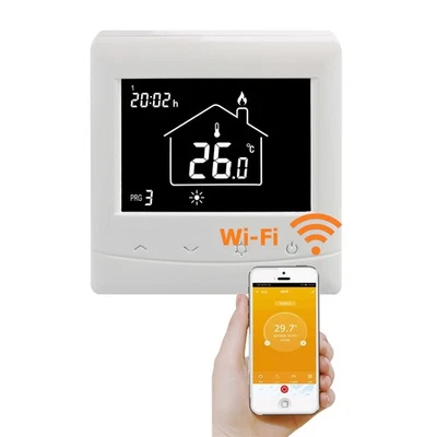 Digital Thermostat Heizungsthermostat Raumthermostat WiFi Fußbodenheizung Regler - Bild 1 von 4