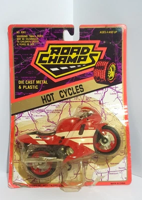 1993 Road Champs Hot Cycles 1/18 Scale RC10 750cc~DIECAST~NEW on Blister Pak - Image 1 of 3