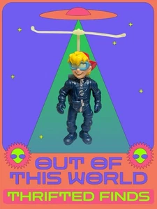 CAKE TOPPER Planet Patrol Kid Vid Figure Glo-Chopper Kids Club Figure Figurine - Picture 1 of 1