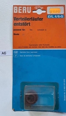 BERU EVL 4/6-G Verteilerläufer Skoda Oldtimer 0900301020 Rotor Zündung NOS - Bild 1 von 3