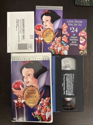 Snow White and the Seven Dwarfs (VHS, 2001)                                      - Image 1 of 3