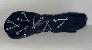 Winston Collection Golfschläger Headcover Leder Made in USA Navy Blau 9 18 Pfeile - Bild 1 von 7