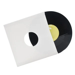 Einfache Folie Home Vinylsammlung Vinyl -Rekordhülsen Kratzerschutz Staubschutz - Photo 1/14