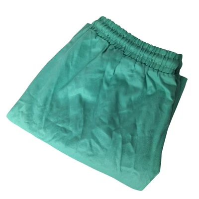 Pantalones Cortos BoohooMAN Para Hombres Sarga Medianos Verde Aqua Cordón Informal Verano Playa Foto 1 de 4
