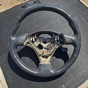 2003-2008 Toyota Corolla "S" Matrix LEATHER Steering Wheel MR2 MK2 - Picture 1 of 9