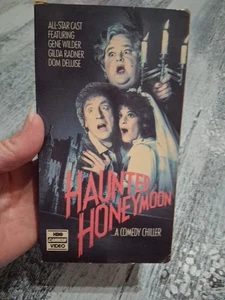 Haunted Honeymoon VHS Tape Gene Wilder Spooky Fun Horror Comedy HBO Cannon - Picture 1 of 5