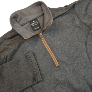 Kerrits Kid's Gray Riding Fleece 1/4 Zip Pullover Size Large Horseback Unisex - Picture 1 of 8