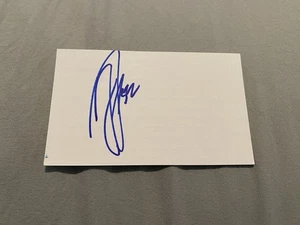 Jake Fox Chicago Cubs Baltimore Orioles Baseball Signed Index Card MLB - Picture 1 of 1