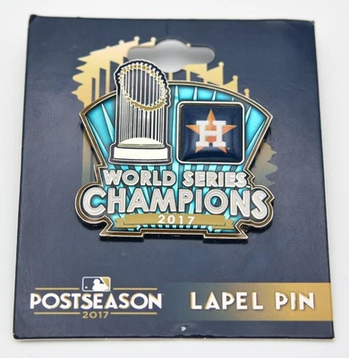2017 MLB World Series Champions Lapel Pin - Houston Astros - Image 1 of 4