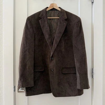 Chaqueta Blazer Abrigo Deportivo Lauren Ralph Lauren LRL Marrón Pana Talla 44R Foto 1 de 4