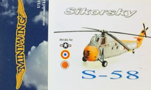 1/144 Cold War Helicopter : Sikorsky S-58 [3 Options] #mini047 : MINIWING - Picture 1 of 3