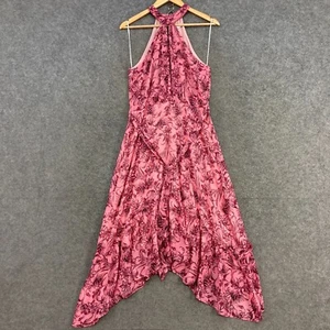 NEW Stella Womens Dress Size 12 Pink Floral Sleeveless Lined Belt Party 51422 - Picture 1 of 11