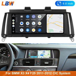 Navi Multimedia 8.8'' Car Linux Screen For BMW X3 X4 F25 2011 2012 CIC System - Foto 1 di 12