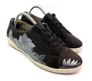 Dansko Olisa Womens Size EU 41 US 10.5-11 Black Canvas Floral Comfort Shoes - Picture 1 of 12