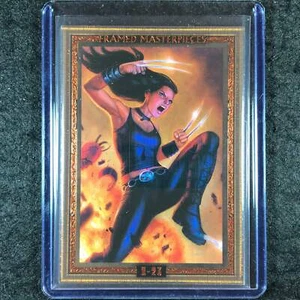 2024 Marvel Masterpieces Nahuel Grego X-23 Framed Masterpieces 79/99 #66 - Picture 1 of 1