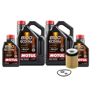 12L Motul 8100 ECO-LITE 5W30 Wix Filter Engine Motor Oil Change Kit API SP-RC - Picture 1 of 1
