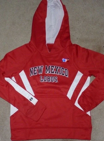 NEW NCAA New Mexico Lobos Hoodie Hooded Sweatshirt Youth Boys S Small 8 NEW NWT Cover