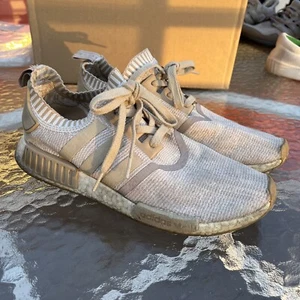 Adidas NMD R1 Primeknit Leinen Khaki BY1912 Herren Gr. US 10 - Bild 1 von 7