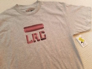 Nueva con etiquetas Elevada Grupo de Investigación LRG Cepillo de Jirafa Stroke IMPRESIÓN DOBLE CARA, Camiseta, Gris - Imagen 1 de 2