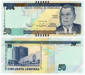 HONDURAS P-104c New Date 50 Lempiras 2022 UNC - Bild 1 von 1