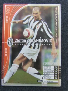 IBRAHIMOVIC WCCF PANINI 2005 REFRACTOR INSERT JUVENTUS *Rare* - Picture 1 of 4