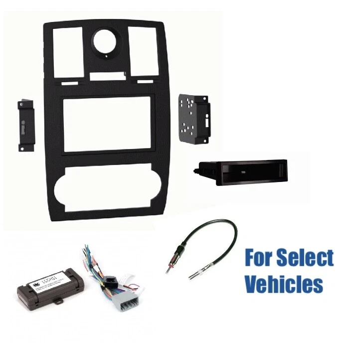 Car Stereo Radio Dash Wire Kit Combo for 2005-2007 Chrysler 300/300C w + w/o Amp Foto 1 de 1